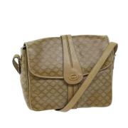 Pre-owned Canvas shoulder-bags Celine Vintage , Beige , Dames