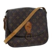 Pre-owned Canvas shoulder-bags Louis Vuitton Vintage , Brown , Dames