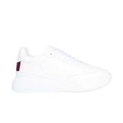 Leren Sneakers met Geperforeerd Logo Stella McCartney , White , Dames