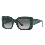 Vierkante zonnebril met gevlochten pootjes Vogue , Green , Dames