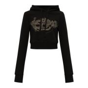 Hoodie F-Slimmy-Hood-P9 Diesel , Black , Dames