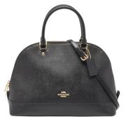 Pre-owned Leather handbags Coach Pre-owned , Black , Dames