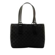 Pre-owned Canvas gucci-bags Gucci Vintage , Black , Dames