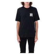 Kern Logo Zwart T-shirt Amiri , Black , Heren