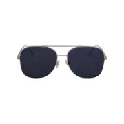 Pre-owned Metal sunglasses Fendi Vintage , Gray , Dames