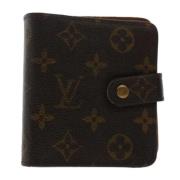 Pre-owned Canvas wallets Louis Vuitton Vintage , Brown , Dames