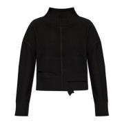 Korte turtleneck met splitten MM6 Maison Margiela , Black , Dames