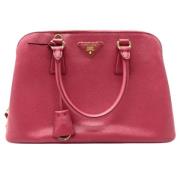 Pre-owned Leather prada-bags Prada Vintage , Pink , Dames