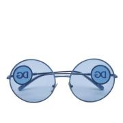 Pre-owned Metal sunglasses Dolce & Gabbana Pre-owned , Blue , Dames