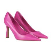 Fuchsia Leren Stiletto Hakken Roberto Festa , Pink , Dames