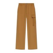 Wollen broek Marni , Brown , Heren