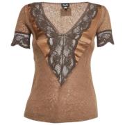 Pre-owned Lace tops Dolce & Gabbana Pre-owned , Brown , Dames