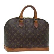 Pre-owned Canvas louis-vuitton-bags Louis Vuitton Vintage , Brown , Da...