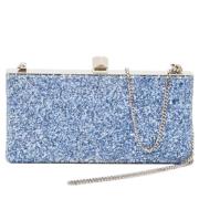 Pre-owned Fabric clutches Jimmy Choo Pre-owned , Blue , Dames