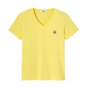 Biologisch Katoen TShirt Cancun Stijl Jott , Yellow , Dames