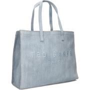 Blauwe Denim Shopper Tas Ted Baker , Blue , Dames