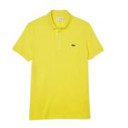 Slim Fit Polo Shirt Lacoste , Yellow , Heren