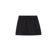 Zwarte Scuba Katoenen Rok Max Mara , Black , Dames