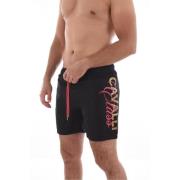 Zwarte Zwemshorts met Zijlogo Cavalli Class , Black , Heren