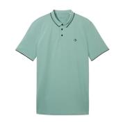 Polo Shirt met Korte Mouwen Tom Tailor , Green , Heren