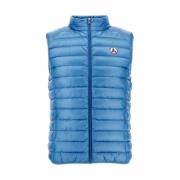 Mouwloos Puffer Vest - Gewoon Over De Top Jott , Blue , Heren