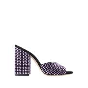 Heeled Mules Paris Texas , Purple , Dames