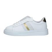 Leren Sneakers met Verwijderbare Binnenzool Exton , White , Dames