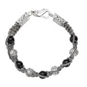 Shamballa Armband Zwart Sieraden Emanuele Bicocchi , Black , Unisex