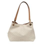 Pre-owned Leather shoulder-bags Michael Kors Pre-owned , White , Dames