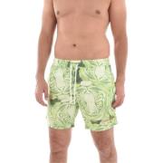 Dierenprint Zwembroek Cavalli Class , Green , Heren