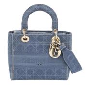 Pre-owned Canvas totes Dior Vintage , Blue , Dames