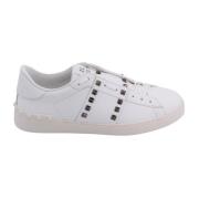 Studded Leren Sneakers Valentino Garavani , White , Heren