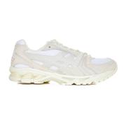 Mesh Panelled Sneakers Asics , White , Dames