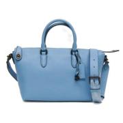 Pre-owned Leather shoulder-bags Coach Pre-owned , Blue , Dames