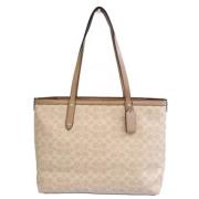 Pre-owned Plastic totes Coach Pre-owned , Beige , Dames