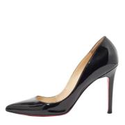 Pre-owned Leather heels Christian Louboutin Pre-owned , Black , Dames