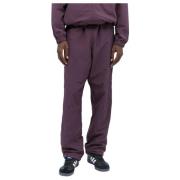 Logo Borduurwerk Track Pants Patta , Purple , Heren