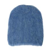 Marled Beanie Hat Ronde Kroon Brain Dead , Blue , Unisex