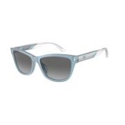 Blauw Gradient Zonnebril Ea4227U 609611 Emporio Armani , Blue , Dames