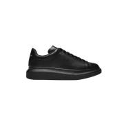Leather sneakers Alexander McQueen , Black , Heren