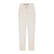 Elegante Herenbroek Brunello Cucinelli , Beige , Heren