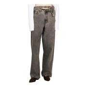 Gelaagde Taille Jeans Y/Project , Gray , Dames