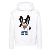 Witte Felpa Sweatshirt Dsquared2 , White , Heren