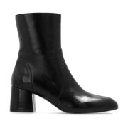 Lakleren enkellaarsjes Flareblock Stuart Weitzman , Black , Dames