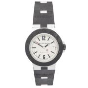 Pre-owned Fabric watches Bvlgari Vintage , Gray , Heren