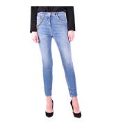 Blauwe Jeans Ss20 Elisabetta Franchi , Blue , Dames