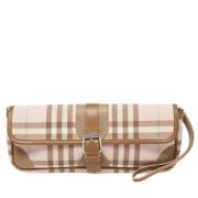 Pre-owned Leather clutches Burberry Vintage , Multicolor , Dames