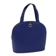 Pre-owned Leather celine-bags Celine Vintage , Blue , Dames