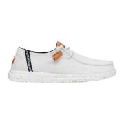 Witte platte schoenen Hey Dude , White , Dames