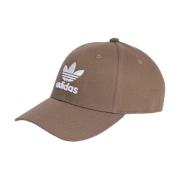 Trefoil Baseball Cap Adidas , Brown , Unisex